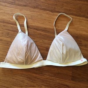 pink/beige sparkly bralette